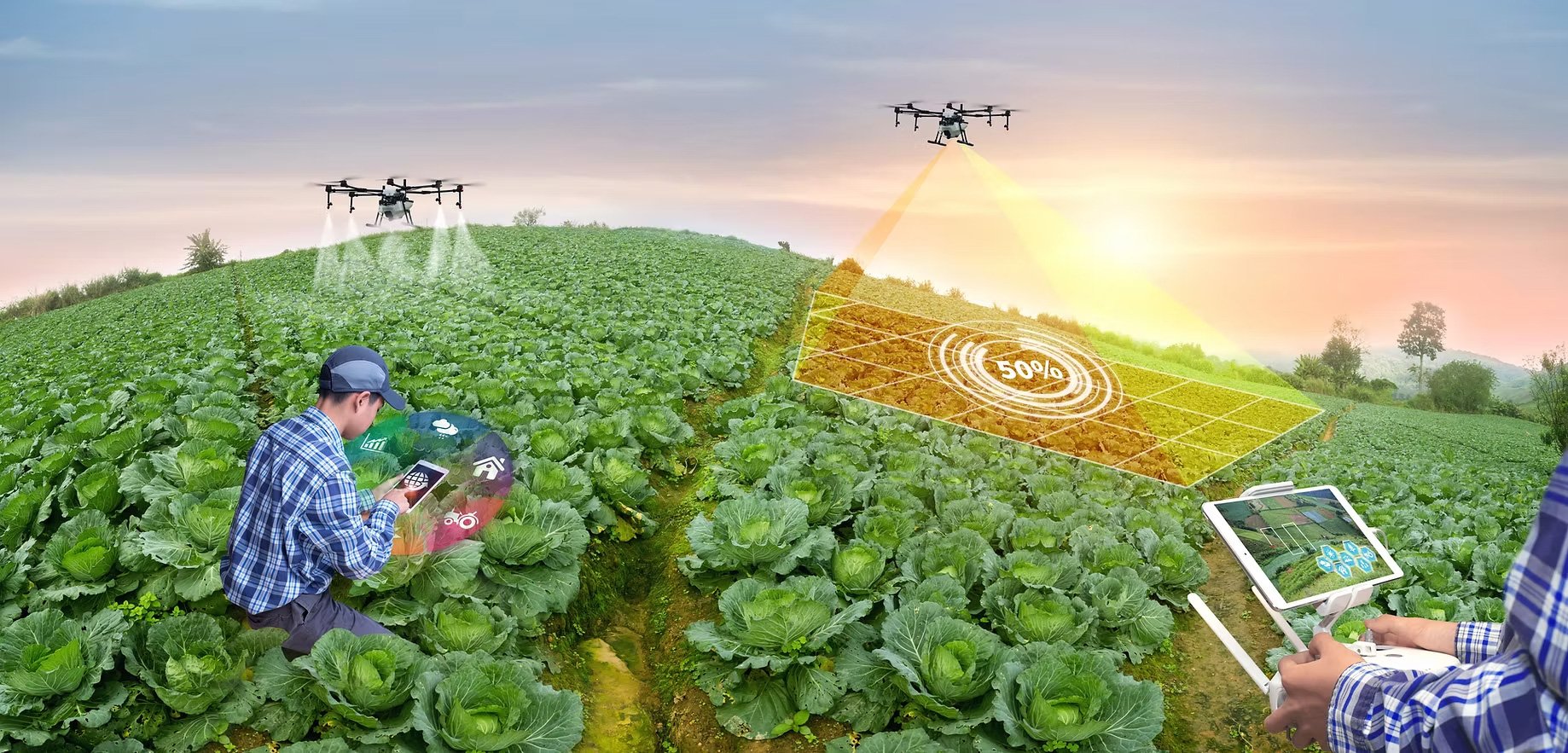 Smart agriculture drone